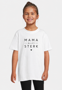 Kids Mama Blijft Sterk Oversized T-Shirt - white - Black