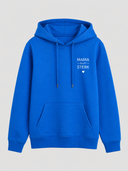 Mama Blijft Sterk Hoody - Intenseblue White