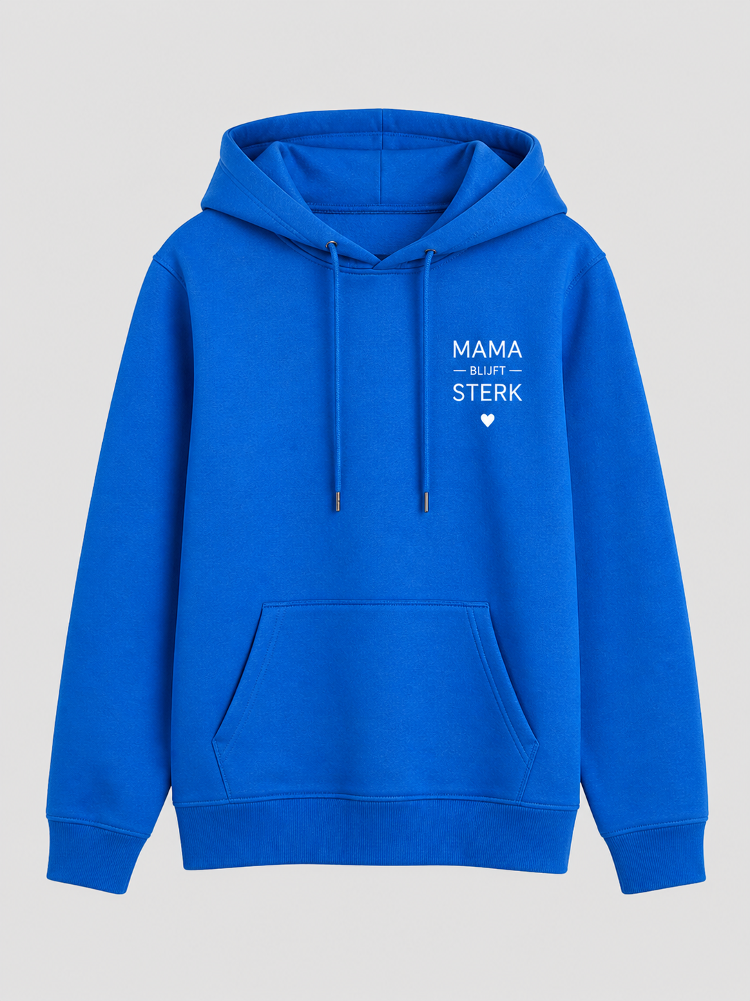 Mama Blijft Sterk Hoody Comfort Set  - Intenseblue White