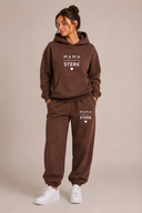 Mama Blijft Sterk Comfort Set  - Chocolatebrown - White