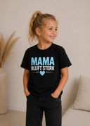 Kids Mama Blijft Sterk Oversized T-Shirt - Black - BabyBlue
