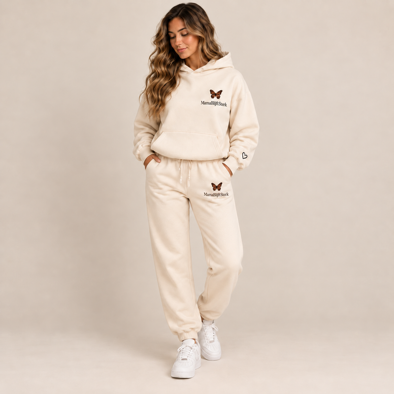 MamaBlijftSterk Butterfly Comfort Set Beige / Brown