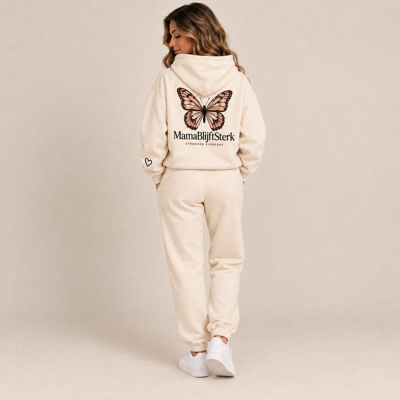 MamaBlijftSterk Butterfly Comfort Set Beige / Brown