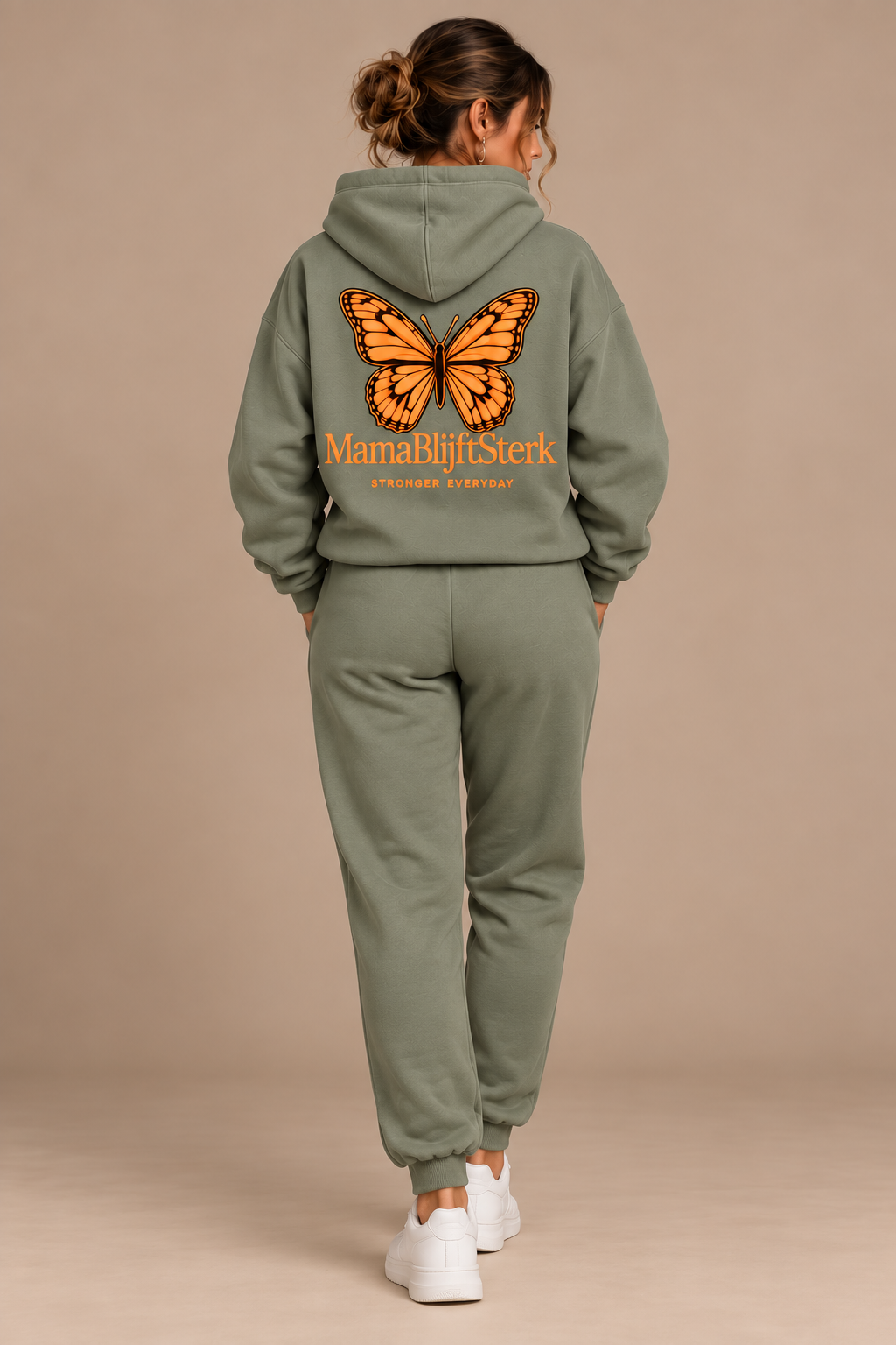 MamaBlijftSterk Butterfly Comfort Set Olive / Orange
