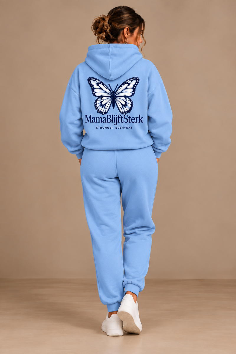MamaBlijftSterk Butterfly Comfort Set Intense Blue  / Navy Blue