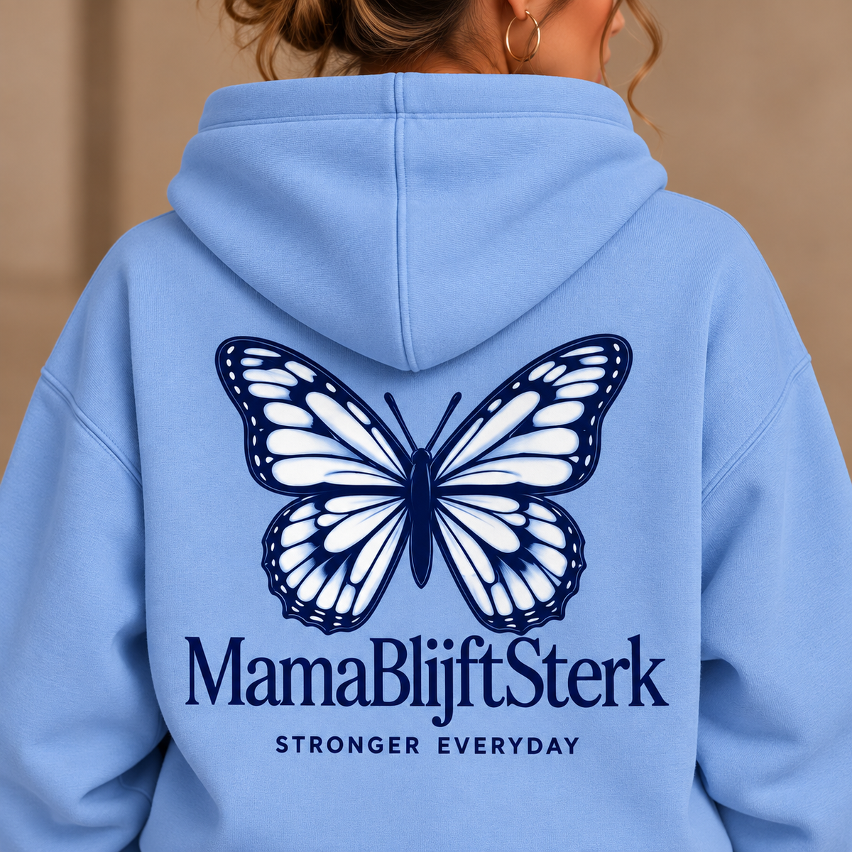 MamaBlijftSterk Butterfly Comfort Set Intense Blue  / Navy Blue