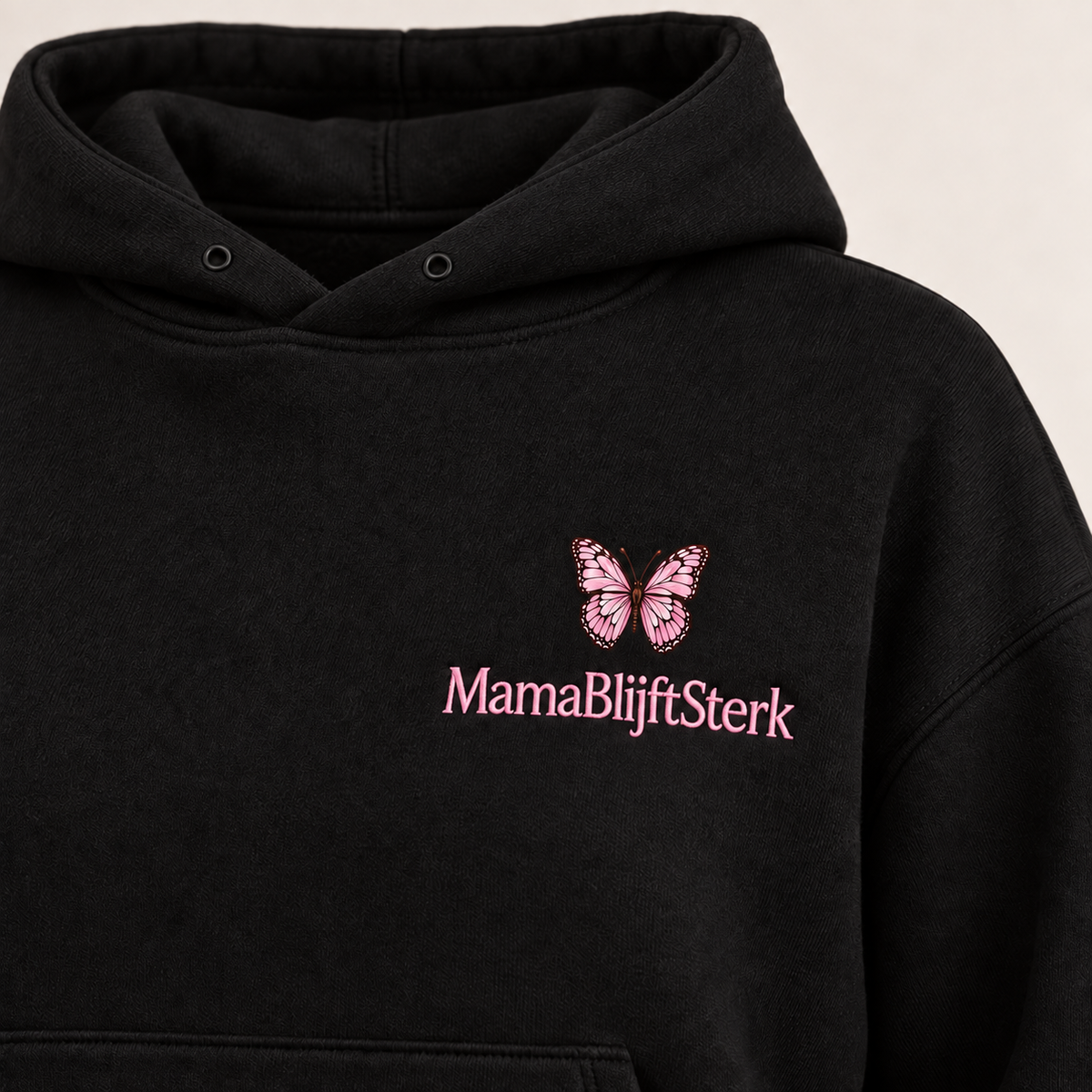 MamaBlijftSterk Butterfly Comfort Set Black / Babypink