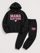 Mama Blijft Sterk Comfort Set Black - Pink
