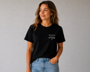 Ladies Everyday Tee Black - White