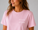 Ladies Everyday Tee Pink - White