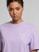 Ladies Everyday Tee Lilac - White