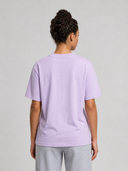 Ladies Everyday Tee Lilac - White