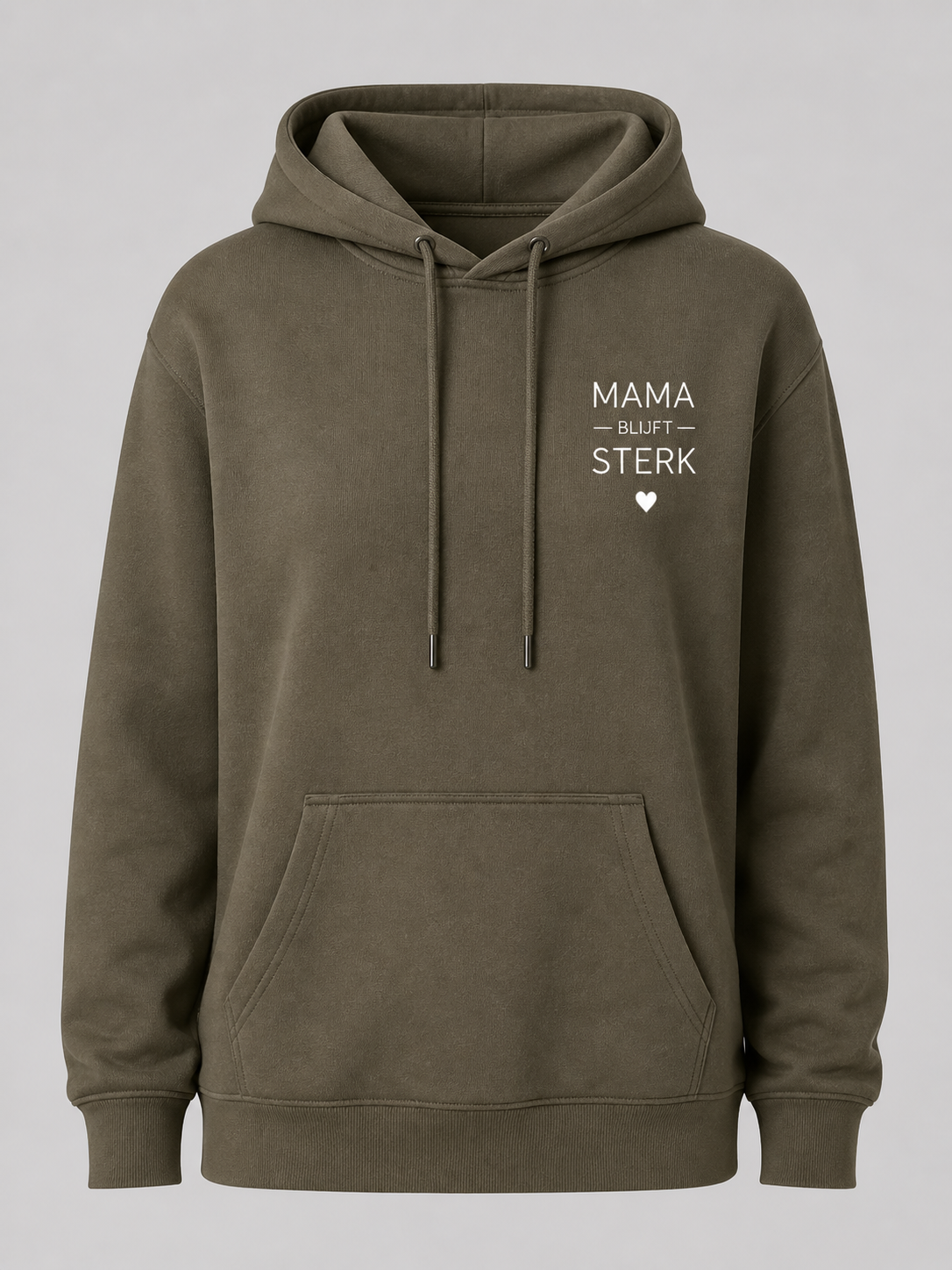 Mama Blijft Sterk Comfort Set Olive - White
