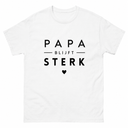 Papa Blijft Sterk relaxed fit T-Shirt  White - Black