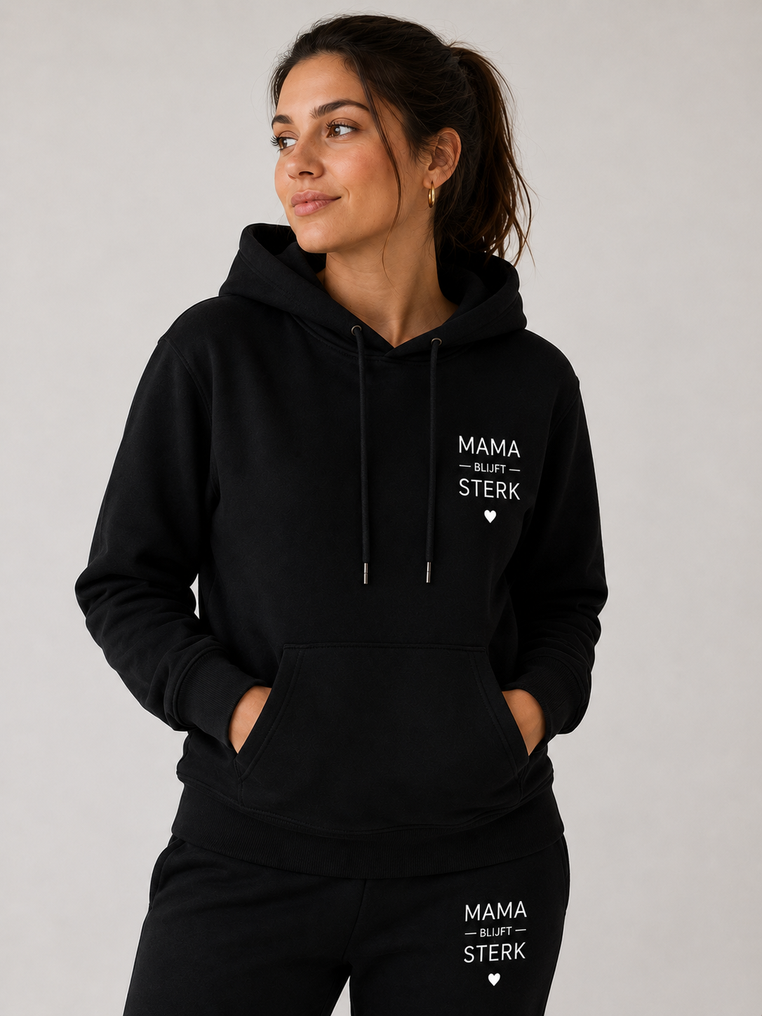 Mama Blijft Sterk Black & White Comfort Set