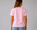 Ladies Everyday Tee Pink - White