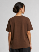 Ladies Everyday Tee chocolatebrown - White