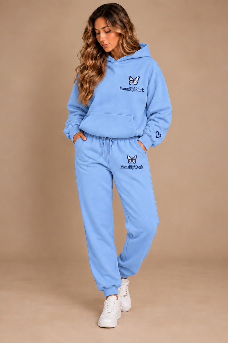 MamaBlijftSterk Butterfly Comfort Set Intense Blue  / Navy Blue