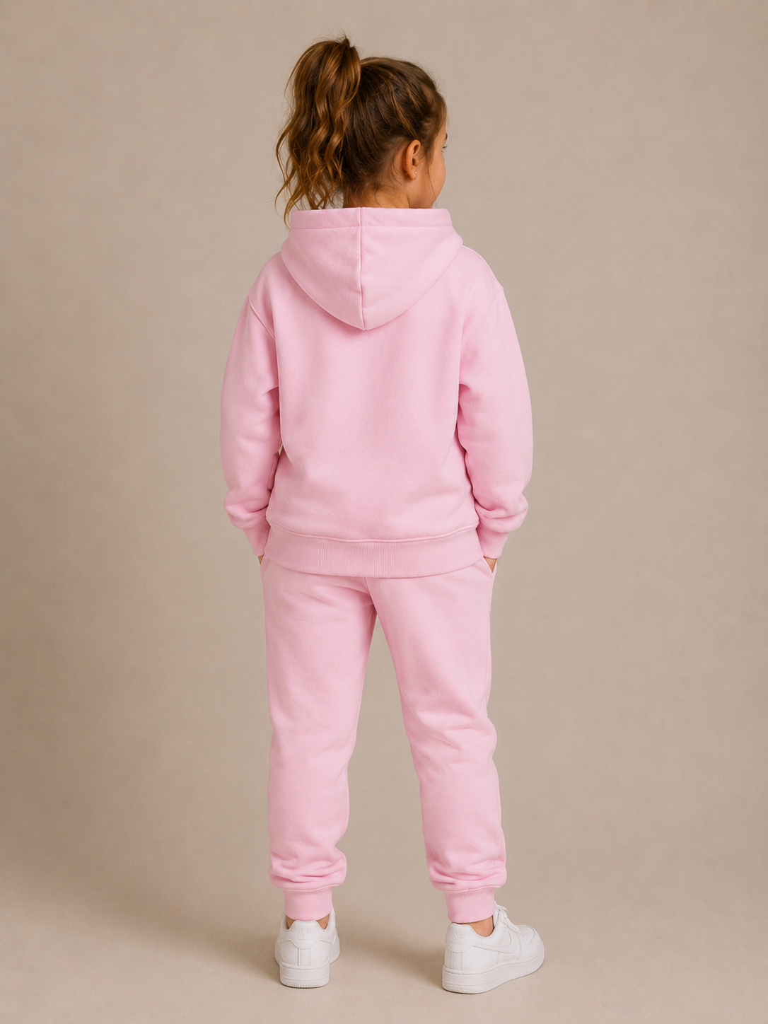 Mama Blijft Sterk Kids Comfort Set Pink - White