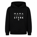 Mama Blijft Sterk  Kids Hoody Black - White