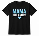 Kids Mama Blijft Sterk Oversized T-Shirt - Black - BabyBlue